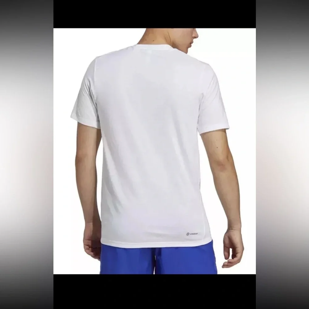 Adidas Men's D4M Training T-Shirt Short Sleeve 4XL White